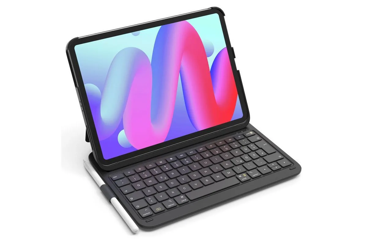 Inateck Πληκτρολόγιο Ipad 11" Μαύρο Qwertz 10th Bk2007_black Inateck Πληκτρολόγιο Ipad 11" Μαύρο Qwertz 10th Bk2007_black - Image 1