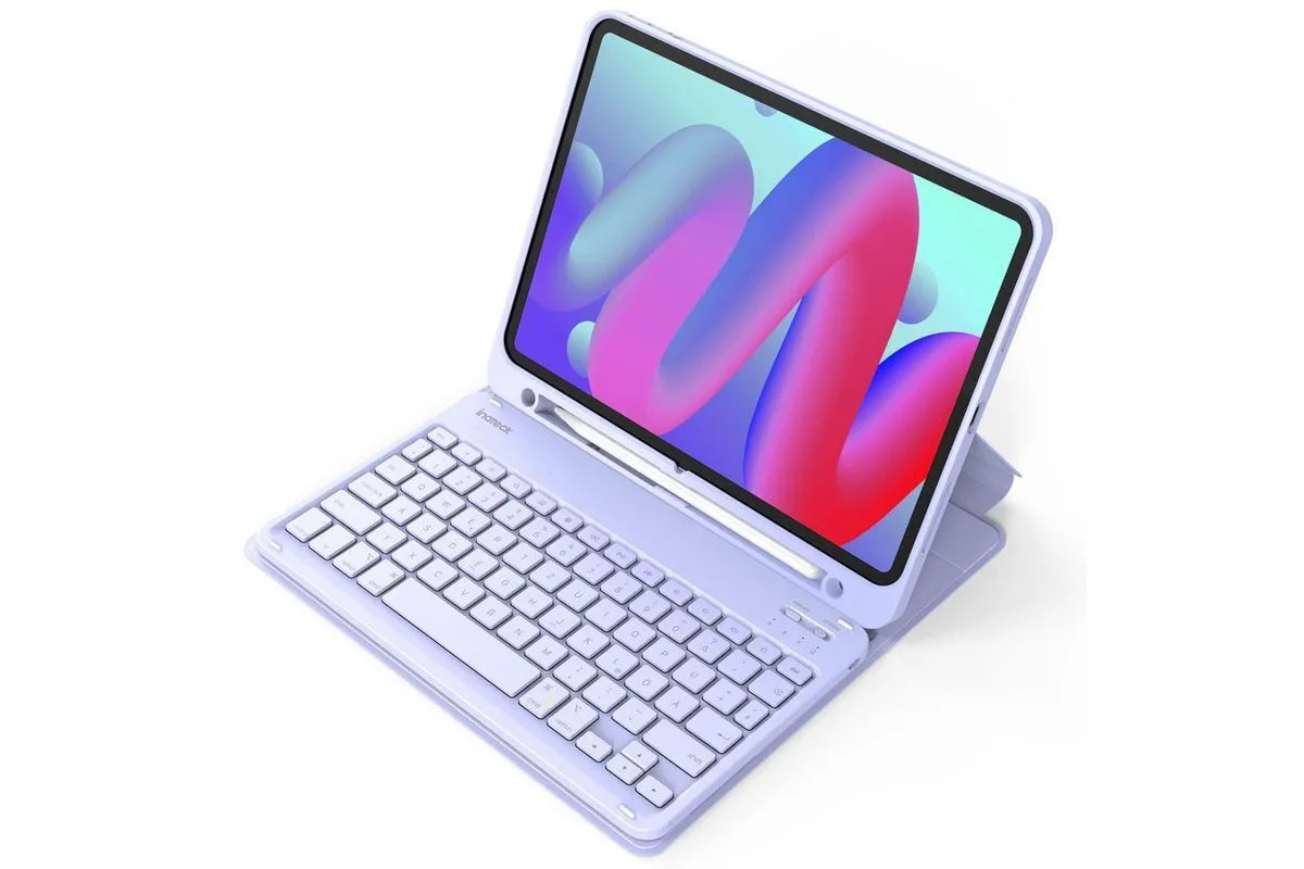 Inateck Πληκτρολόγιο Ipad 11" Ipad Air 4/5 Gen Qwertz Μωβ Kb04002 Inateck Πληκτρολόγιο Ipad 11" Ipad Air 4/5 Gen Qwertz Μωβ Kb04002 - Image 1