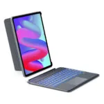 Inateck KB04118 Flip Cover με Πληκτρολόγιο στα Γερμανικά Γκρι (iPad Pro 2025 13")