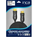 Inca HDMI 2.0 Premium High Speed 4K 60Hz HDR Cable HDMI male - HDMI male 30m Μαύρο IHD-30T