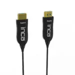 Inca HDMI 2.0 Premium High Speed 4K 60Hz HDR Cable HDMI male - HDMI male 50m Μαύρο IHD-50T