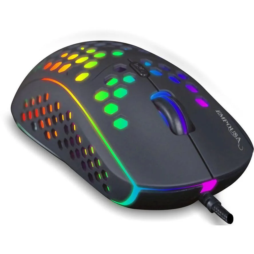 Inca IMG-346 RGB Gaming Ποντίκι 6400 DPI Μαύρο Inca IMG-346 RGB Gaming Ποντίκι 6400 DPI Μαύρο - Image 1