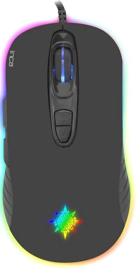 Inca IMG-348 RGB Gaming Ποντίκι 3200 DPI Μαύρο Inca IMG-348 RGB Gaming Ποντίκι 3200 DPI Μαύρο - Image 1