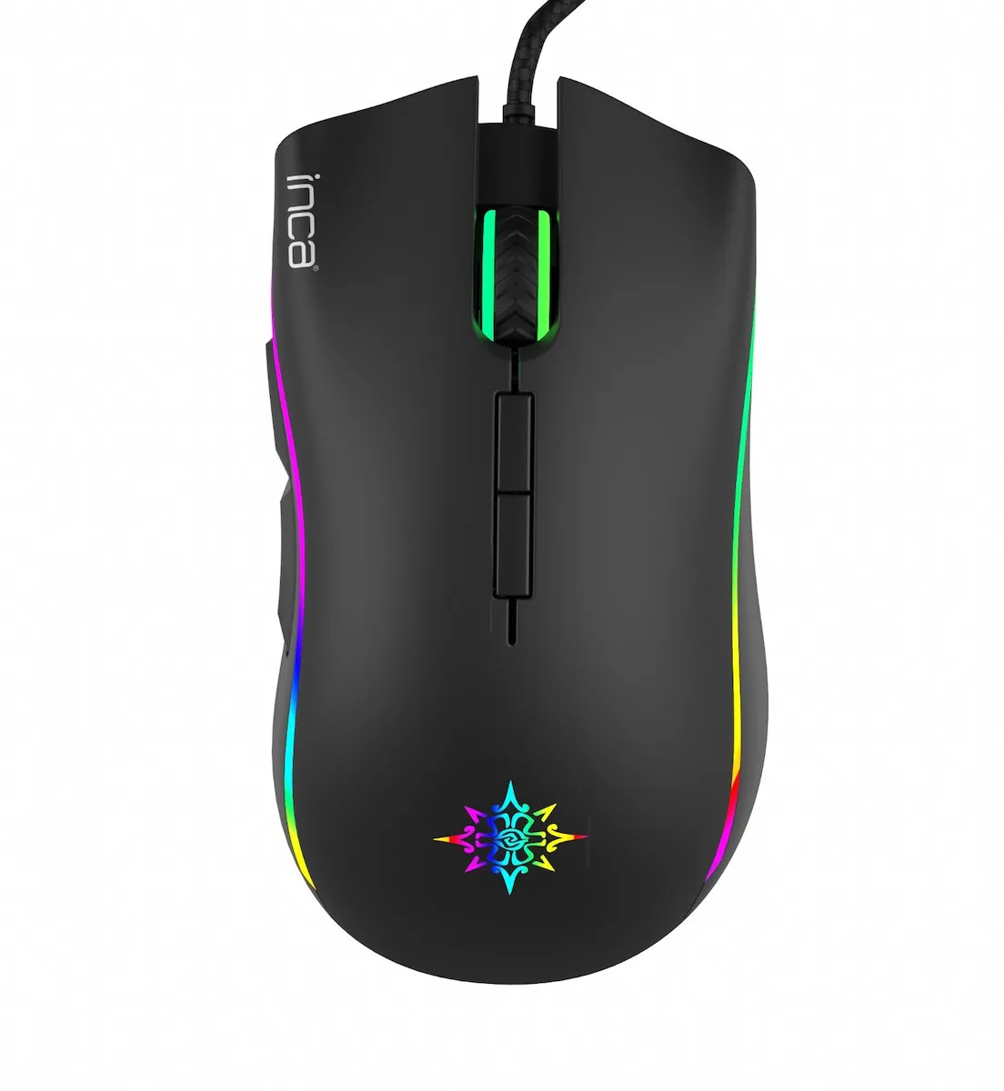 Inca IMG-349 RGB Gaming Ποντίκι 6400 DPI Μαύρο Inca IMG-349 RGB Gaming Ποντίκι 6400 DPI Μαύρο - Image 1