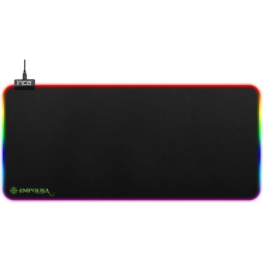 Inca IMP-022 Gaming Mouse Pad XL (770mm) με RGB Φωτισμό μέσω USB Μαύρο Inca IMP-022 Gaming Mouse Pad XL (770mm) με RGB Φωτισμό μέσω USB Μαύρο - Image 1