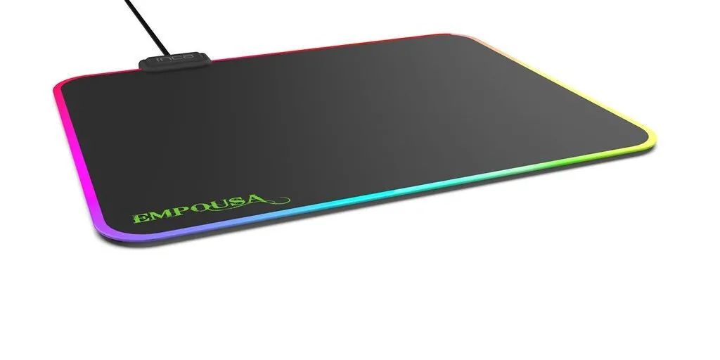 Inca IMP-024 Gaming Mouse Pad Medium (320mm) με RGB Φωτισμό Μαύρο Inca IMP-024 Gaming Mouse Pad Medium (320mm) με RGB Φωτισμό Μαύρο - Image 1