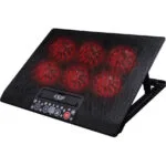 Inca INC-601GMS Cooling Pad για Laptop έως 17" με 6 Ανεμιστήρες και Φωτισμό