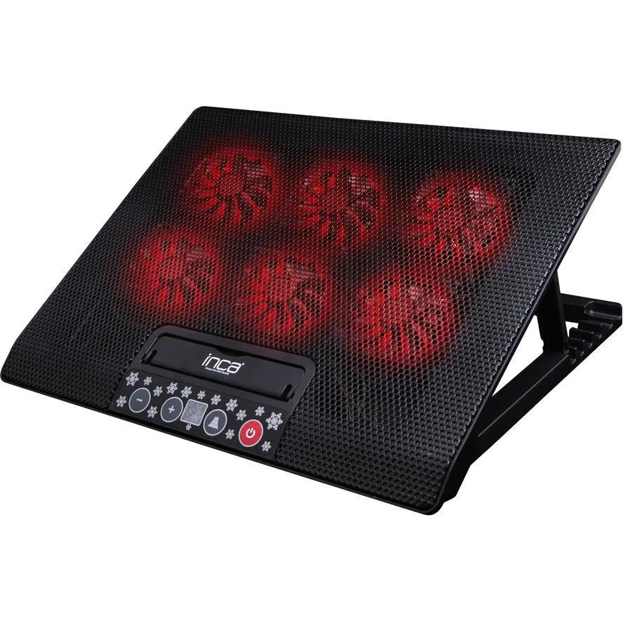 Inca INC-601GMS Cooling Pad για Laptop έως 17" με 6 Ανεμιστήρες και Φωτισμό Inca INC-601GMS Cooling Pad για Laptop έως 17" με 6 Ανεμιστήρες και Φωτισμό - Image 1