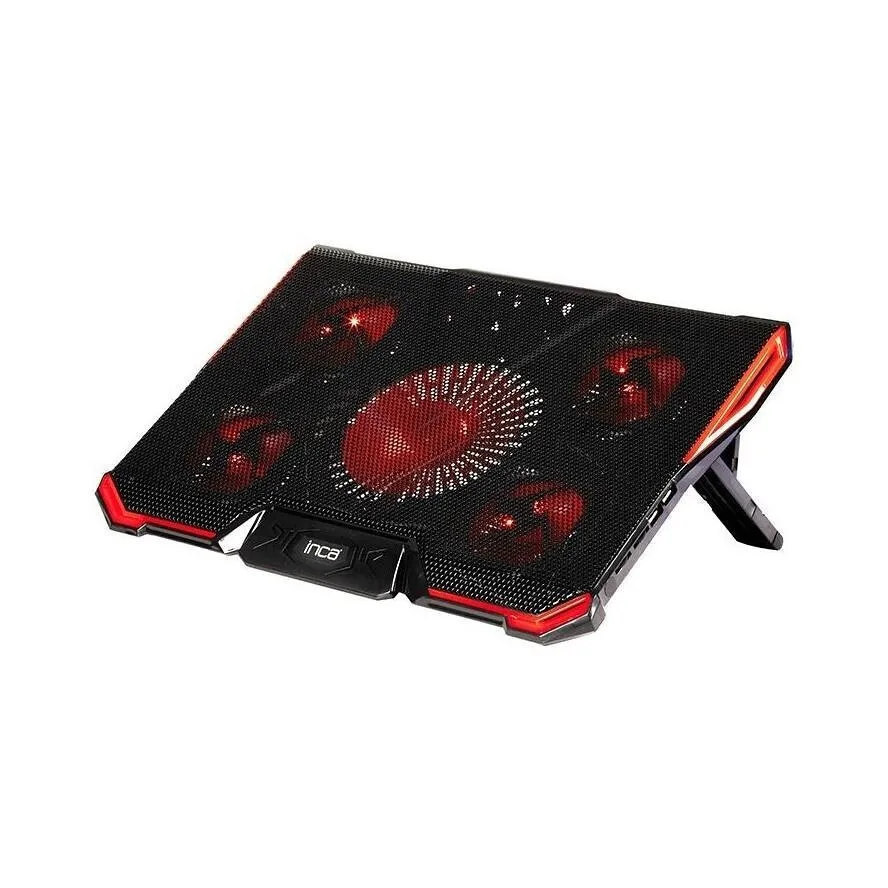 Inca INC-611GMS Cooling Pad για Laptop έως 17" με 5 Ανεμιστήρες και Φωτισμό Inca INC-611GMS Cooling Pad για Laptop έως 17" με 5 Ανεμιστήρες και Φωτισμό - Image 1