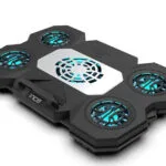 Inca INC-614GMS Cooling Pad για Laptop έως 17" με 4 Ανεμιστήρες και Φωτισμό