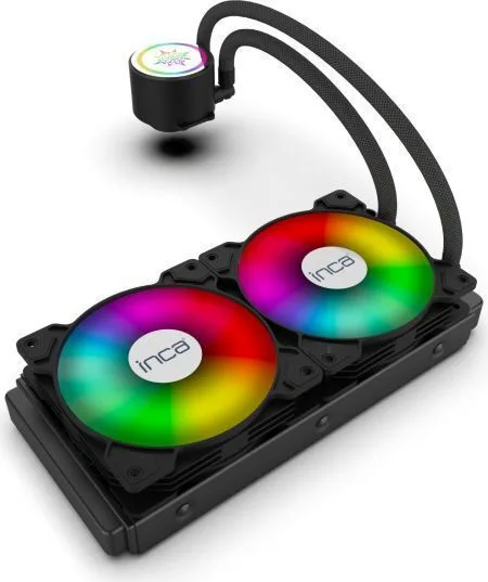 Inca ISS-02XN Υδρόψυξη AIO CPU με 2 Ανεμιστήρες 120mm και ARGB Φωτισμό Inca ISS-02XN Υδρόψυξη AIO CPU με 2 Ανεμιστήρες 120mm και ARGB Φωτισμό - Image 1