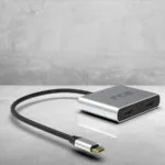 Inca ITPC-4T USB-C Docking Station με HDMI 4K PD και σύνδεση 2 Οθονών Ασημί