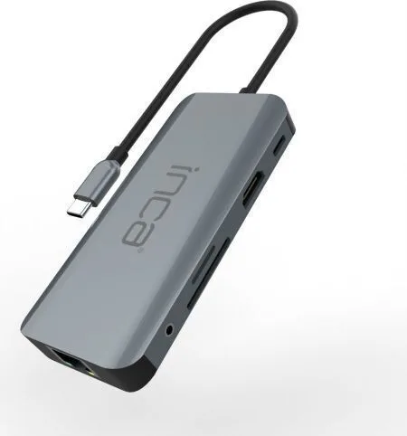 Inca USB-C Docking Station με DisplayPort 4K PD Ethernet και σύνδεση 2 Οθονών Γκρι (ITPC-10TX) Inca USB-C Docking Station με DisplayPort 4K PD Ethernet και σύνδεση 2 Οθονών Γκρι (ITPC-10TX) - Image 1