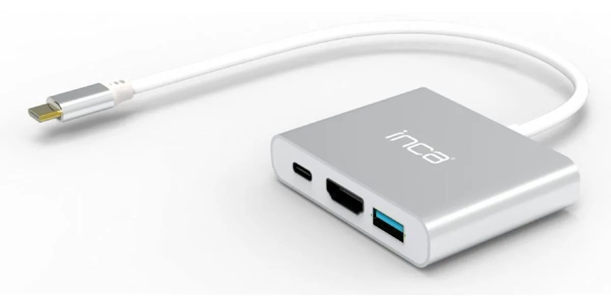 Inca USB-C Docking Station με HDMI 4K Ασημί (ITPC-04T) Inca USB-C Docking Station με HDMI 4K Ασημί (ITPC-04T) - Image 1