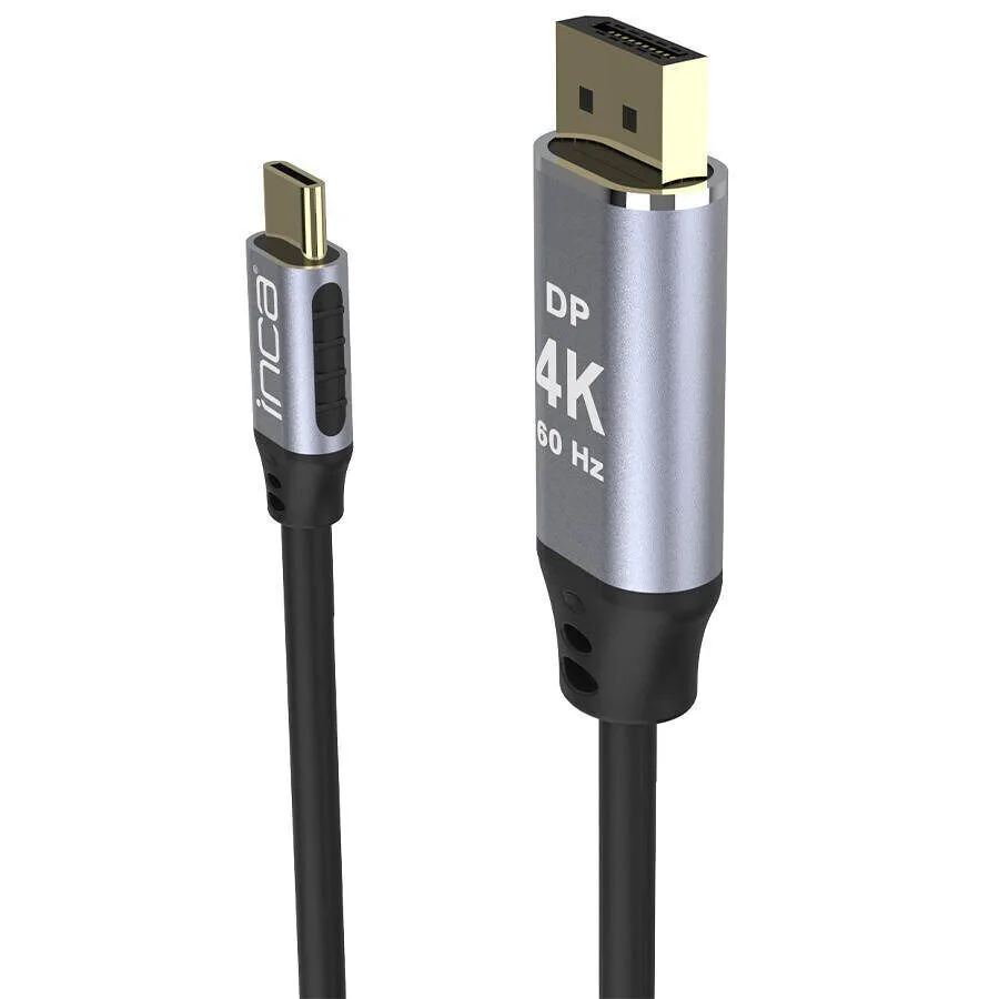 Inca Video Cable USB-C male - DisplayPort 2m ITCD-02TX Inca Video Cable USB-C male - DisplayPort 2m ITCD-02TX - Image 1