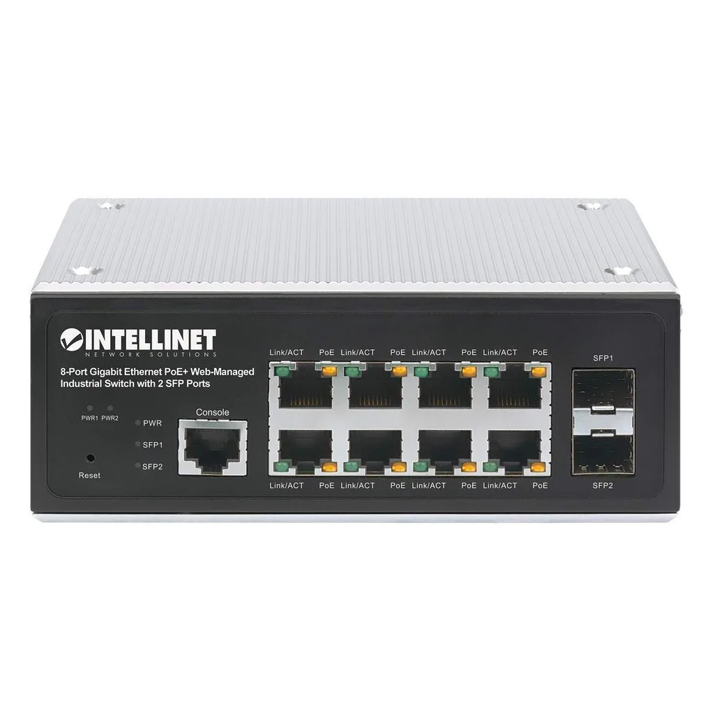 Intellinet 508278 Managed L2 PoE+ Switch με 8 Θύρες Ethernet και 2 SFP Θύρες Intellinet 508278 Managed L2 PoE+ Switch με 8 Θύρες Ethernet και 2 SFP Θύρες - Image 1