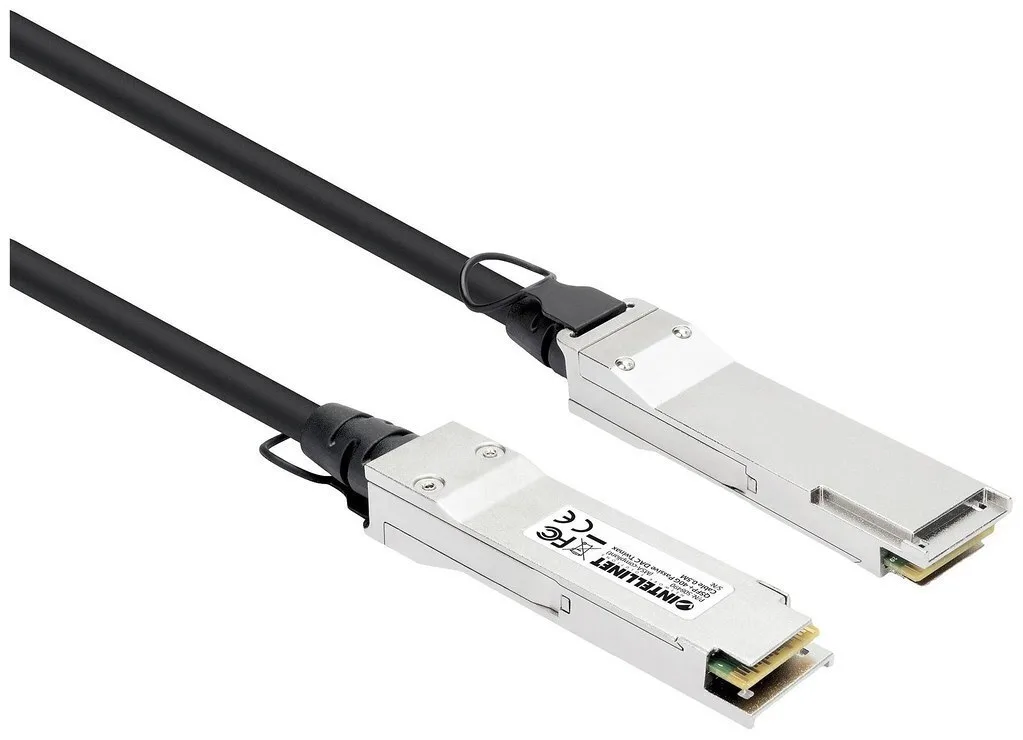 Intellinet Direct Attach Copper Καλώδιο Δικτύου Ethernet 3m Μαύρο 508537 Intellinet Direct Attach Copper Καλώδιο Δικτύου Ethernet 3m Μαύρο 508537 - Image 1