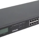 Intellinet LCD Screen Unmanaged L2 PoE+ Switch με 24 Θύρες Gigabit (1Gbps) Ethernet και 2 SFP Θύρες