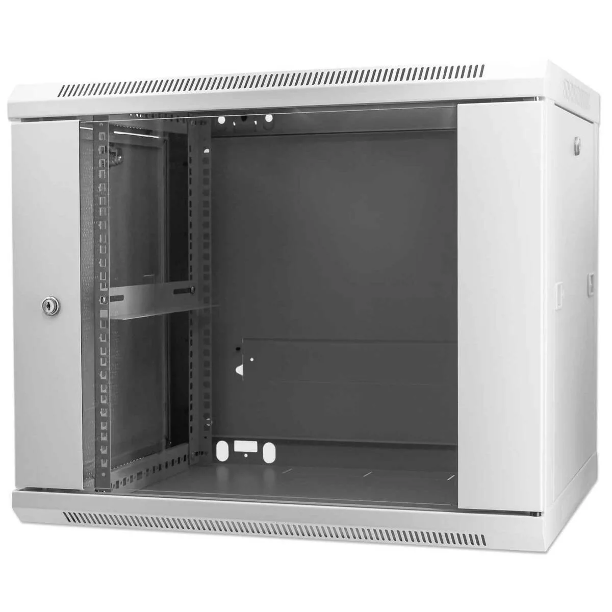 Intellinet Metal Cabinet Wall Rack Intellinet Metal Gray 9u Intellinet Metal Cabinet Wall Rack Intellinet Metal Gray 9u - Image 1