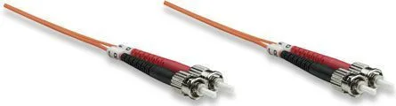 Intellinet Network Solutions Fiber Optic Patch Cable Duplex Multimode St Sc 62.5/125 Μm Om2 Orange 2m 470063 Intellinet Network Solutions Fiber Optic Patch Cable Duplex Multimode St Sc 62.5/125 Μm Om2 Orange 2m 470063 - Image 1