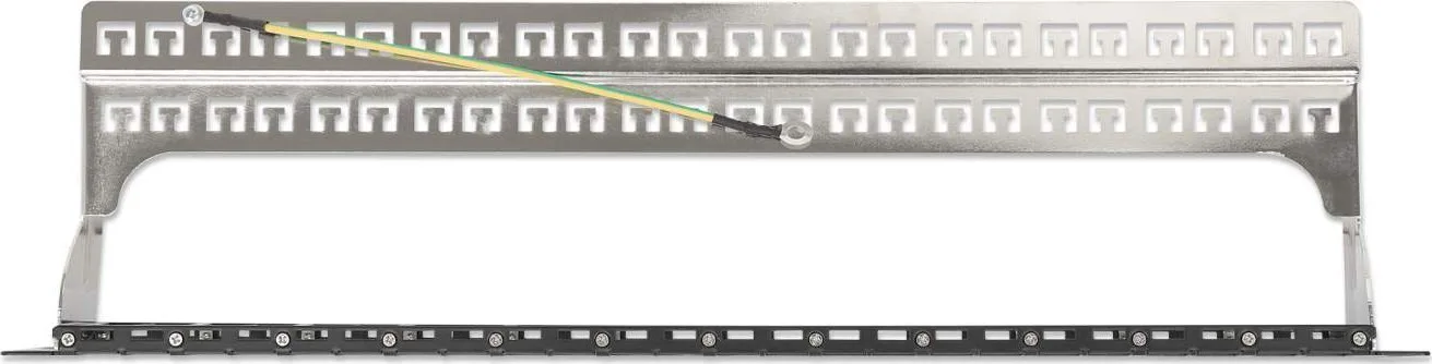 Intellinet Network Solutions Intellinet 48-port Patch Panel Shielded Unloaded 1u Blank Panel 48.26 Cm 19-inch Rack Mounting Keystone Jacks Black Intellinet Network Solutions Intellinet 48-port Patch Panel Shielded Unloaded 1u Blank Panel 48.26 Cm 19-inch Rack Mounting Keystone Jacks Black - Image 1