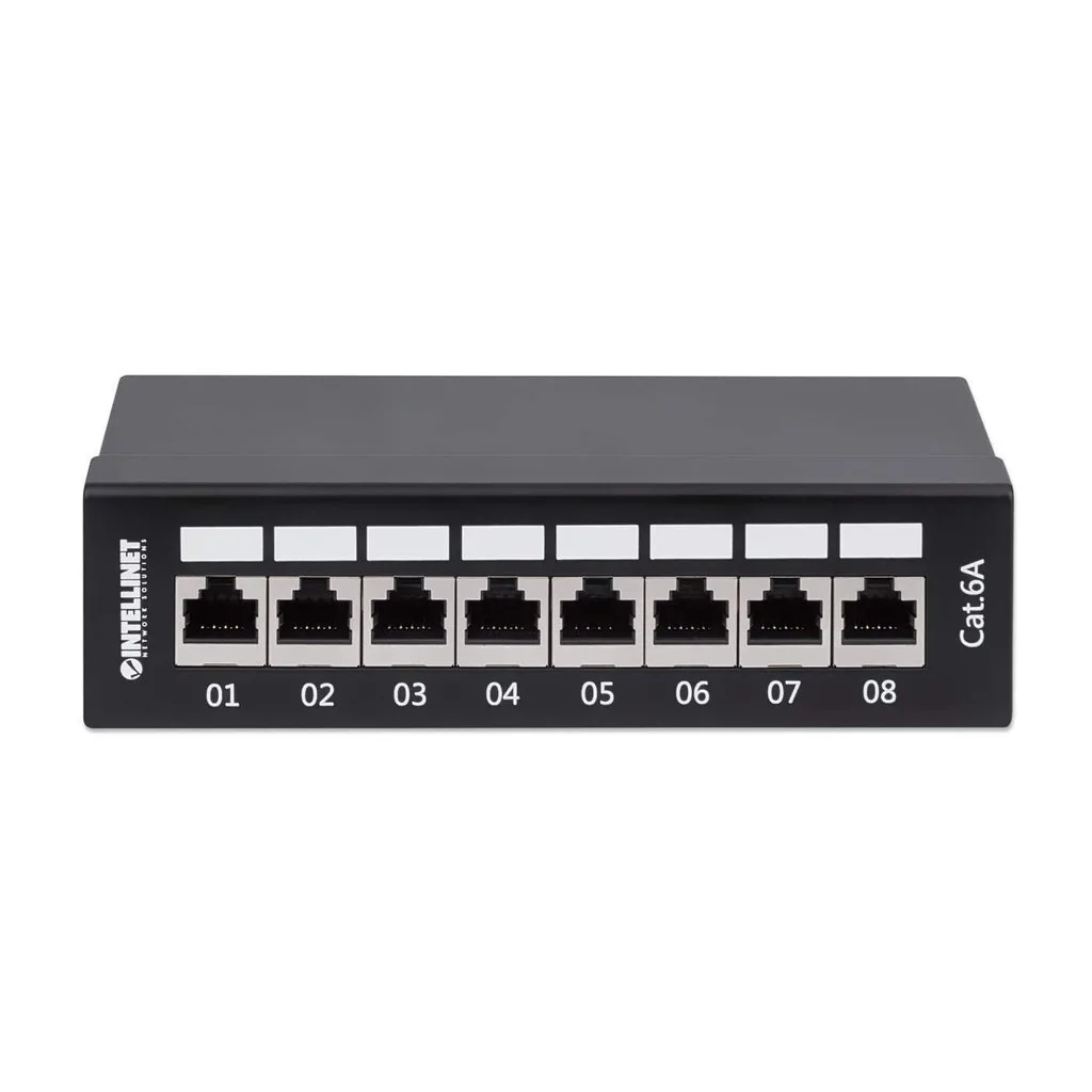 Intellinet Patch Panel Shielded cat6a Μαύρο 720908 Intellinet Patch Panel Shielded cat6a Μαύρο 720908 - Image 1