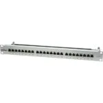 Intellinet Patch Panel Shielded για Rack 1U 24 Θυρών cat6 Γκρι 720014
