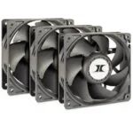 Inter-Tech 88887368 Case Fan 120mm (4000rpm) Χωρίς Led Φωτισμό και Σύνδεση 4-Pin Molex 3τμχ