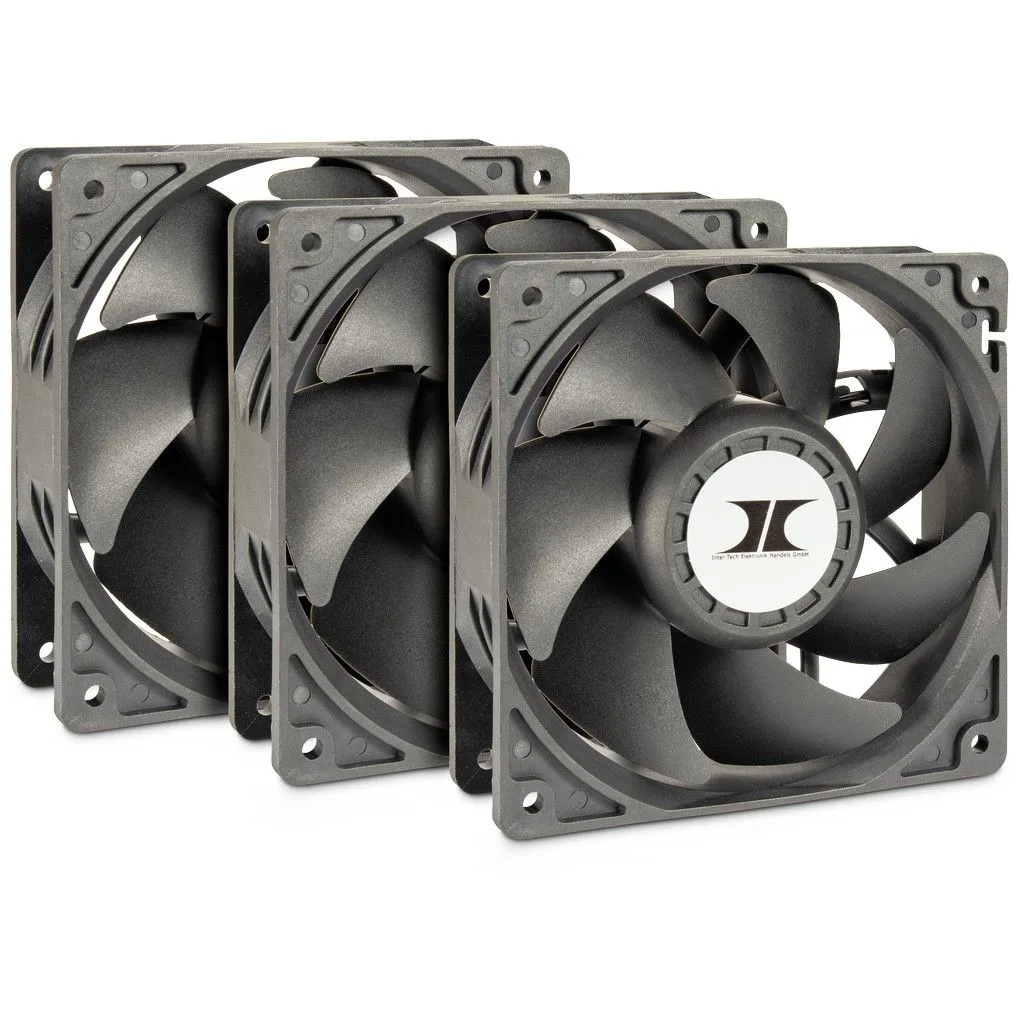 Inter-Tech 88887368 Case Fan 120mm (4000rpm) Χωρίς Led Φωτισμό και Σύνδεση 4-Pin Molex 3τμχ Inter-Tech 88887368 Case Fan 120mm (4000rpm) Χωρίς Led Φωτισμό και Σύνδεση 4-Pin Molex 3τμχ - Image 1