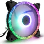 Inter-Tech Argus RS-071 Case Fan 120mm (900rpm / 59.81cfm) με RGB Φωτισμό και Σύνδεση 4-Pin PWM