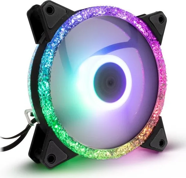 Inter-Tech Argus RS-071 Case Fan 120mm (900rpm / 59.81cfm) με RGB Φωτισμό και Σύνδεση 4-Pin PWM Inter-Tech Argus RS-071 Case Fan 120mm (900rpm / 59.81cfm) με RGB Φωτισμό και Σύνδεση 4-Pin PWM - Image 1