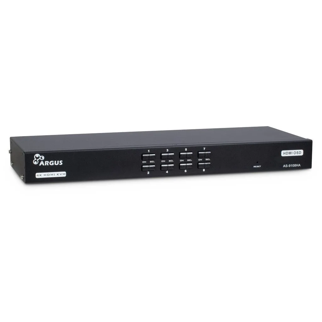 Inter-Tech AS-9108HA KVM & Data Switch με HDMI / USB / USB-B Inter-Tech AS-9108HA KVM & Data Switch με HDMI / USB / USB-B - Image 1