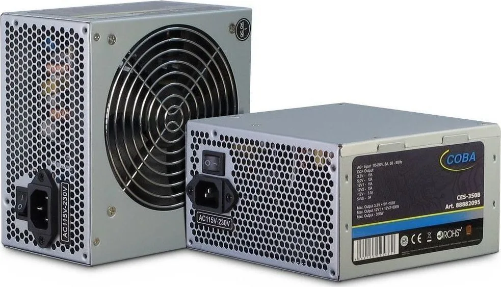 Inter-Tech Coba CES-350B 350W Γκρι Τροφοδοτικό Υπολογιστή Full Wired 80 Plus Bronze Inter-Tech Coba CES-350B 350W Γκρι Τροφοδοτικό Υπολογιστή Full Wired 80 Plus Bronze - Image 1