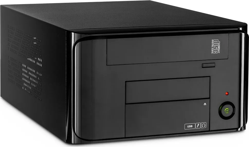 Inter-Tech MI-008 ITX Mini Tower Κουτί Υπολογιστή Μαύρο Inter-Tech MI-008 ITX Mini Tower Κουτί Υπολογιστή Μαύρο - Image 1
