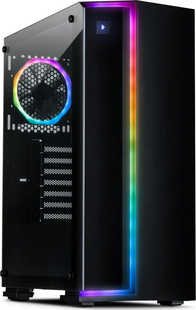Inter-Tech S-3906 Renegade Gaming Midi Tower Κουτί Υπολογιστή με Πλαϊνό Παράθυρο και RGB Φωτισμό Μαύρο Inter-Tech S-3906 Renegade Gaming Midi Tower Κουτί Υπολογιστή με Πλαϊνό Παράθυρο και RGB Φωτισμό Μαύρο - Image 1
