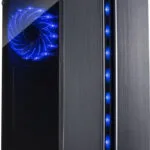 Inter-Tech Thunder Gaming Midi Tower Κουτί Υπολογιστή με Πλαϊνό Παράθυρο Μαύρο