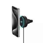 iOttie Velox Mini Βάση Κινητού Αυτοκινήτου με Μαγνήτη και Ασύρματη Φόρτιση Μαύρη VLXWCG212