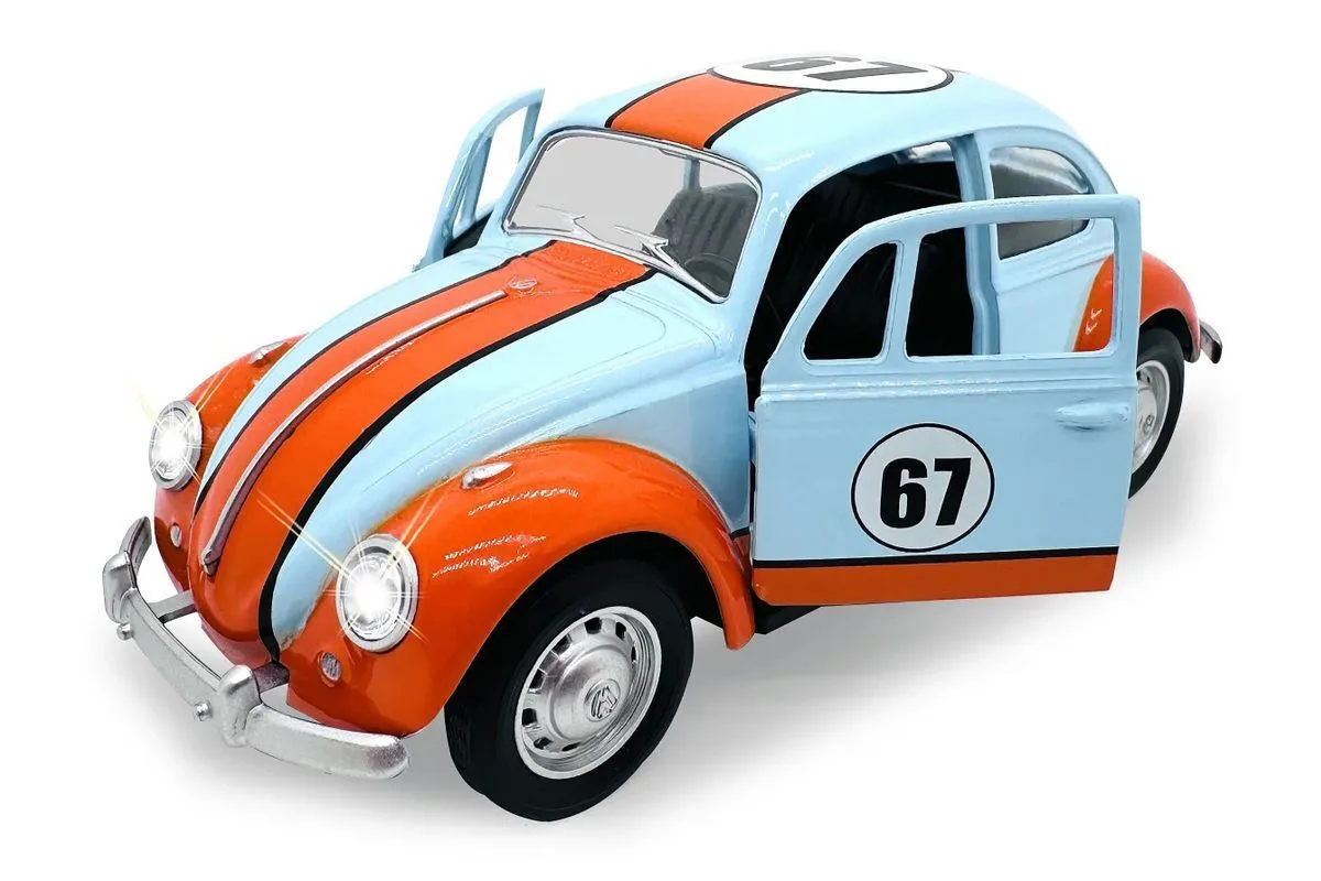Jamara Classic Beetle 1967 Αυτοκινητάκι 1:28 Pull Back Jamara Classic Beetle 1967 Αυτοκινητάκι 1:28 Pull Back - Image 1
