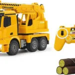 Jamara Schwerlastkran Arocs Τηλεκατευθυνόμενο Δομικό Όχημα Κίτρινο 404950
