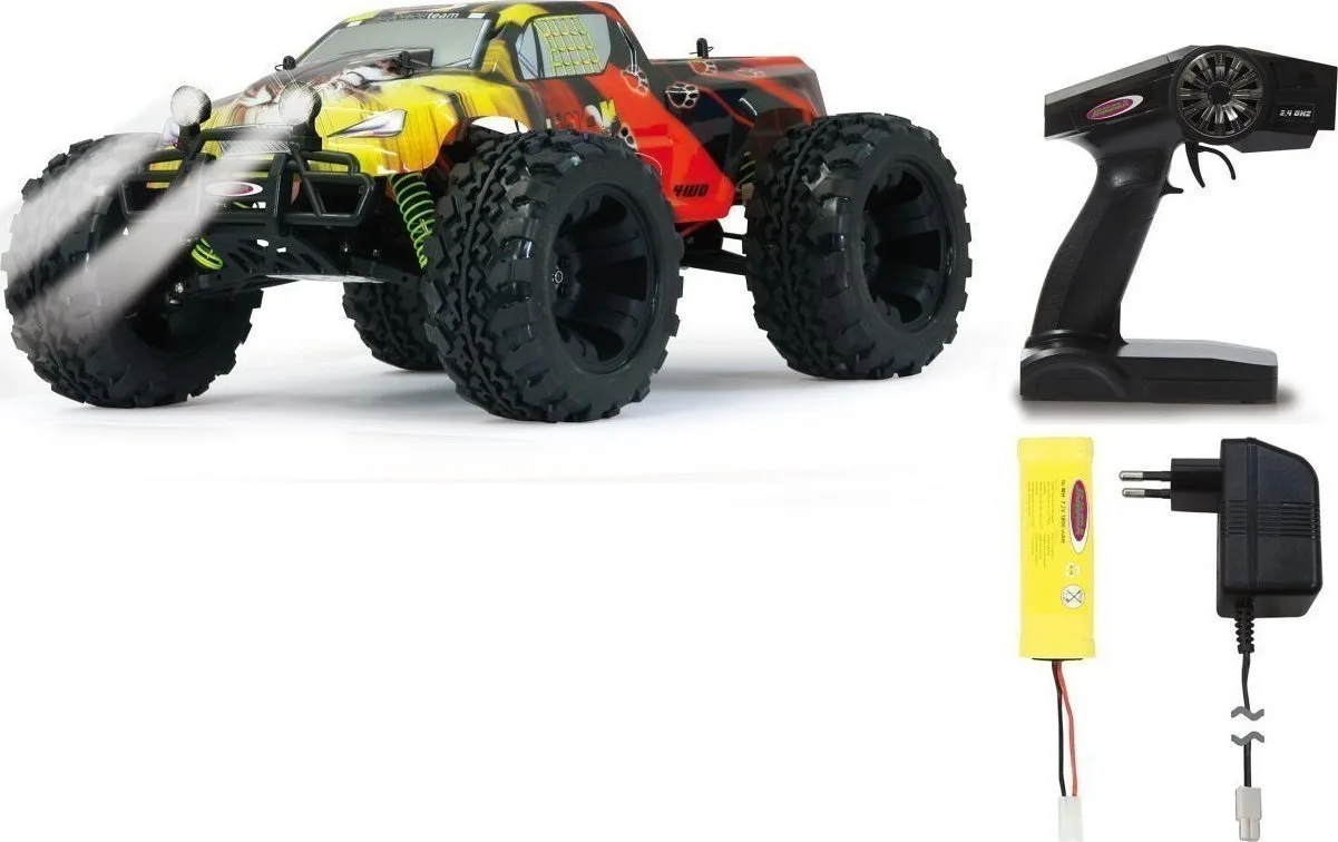 Jamara Tiger 1:10 EP LED Τηλεκατευθυνόμενο Αυτοκίνητο Monster Truck 4WD 503853 Jamara Tiger 1:10 EP LED Τηλεκατευθυνόμενο Αυτοκίνητο Monster Truck 4WD 503853 - Image 1