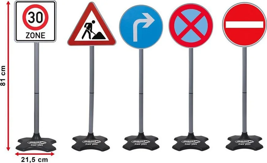 Jamara Traffic Set Grand B-5 Road Signs Εκπαιδευτικό Παιχνίδι Γνώσεων για 3+ Ετών 460293 Jamara Traffic Set Grand B-5 Road Signs Εκπαιδευτικό Παιχνίδι Γνώσεων για 3+ Ετών 460293 - Image 1
