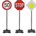 Jamara Traffic Set Grand With 5 Different Road Signs Εκπαιδευτικό Παιχνίδι Γνώσεων για 3+ Ετών 460257