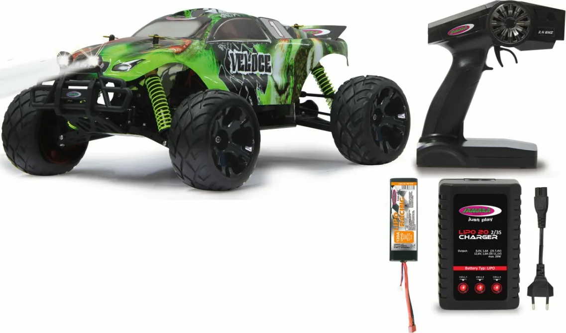 Jamara Veloce EP Τηλεκατευθυνόμενο Αυτοκίνητο Monster Truck 4WD LiPo 053371 Jamara Veloce EP Τηλεκατευθυνόμενο Αυτοκίνητο Monster Truck 4WD LiPo 053371 - Image 1