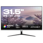 Japannext IPS HDR Monitor 31.5" 4K 3840x2160 με Χρόνο Απόκρισης 5ms GTG