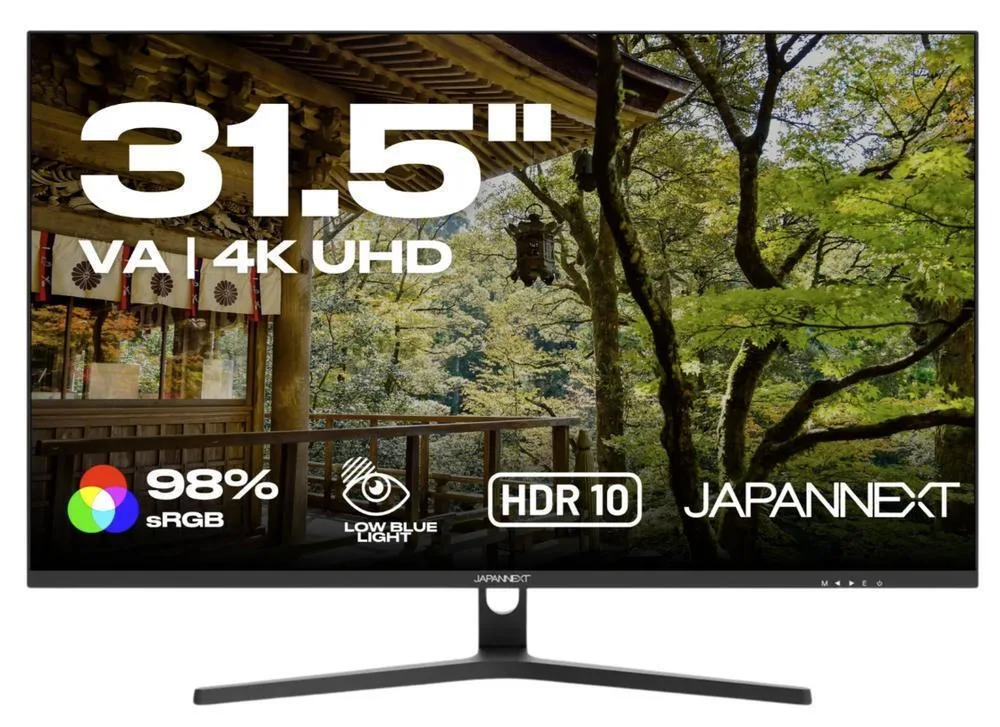 Japannext JN-V315UHDR VA HDR Monitor 31.5" 4K 3840x2160 Japannext JN-V315UHDR VA HDR Monitor 31.5" 4K 3840x2160 - Image 1