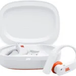 JBL Endurance Peak 4 In-ear Bluetooth Handsfree Ακουστικά με Αντοχή στον Ιδρώτα και Θήκη Φόρτισης Λευκά