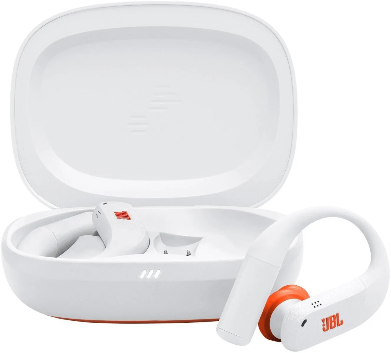 JBL Endurance Peak 4 In-ear Bluetooth Handsfree Ακουστικά με Αντοχή στον Ιδρώτα και Θήκη Φόρτισης Λευκά JBL Endurance Peak 4 In-ear Bluetooth Handsfree Ακουστικά με Αντοχή στον Ιδρώτα και Θήκη Φόρτισης Λευκά - Image 1