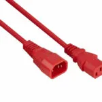 Kabelmeister IEC C13 - IEC C14 Cable 1m Κόκκινο SK1430-R010