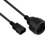 Kabelmeister IEC C14 - IEC C14 Cable 1m Μαύρο SK1402-S010