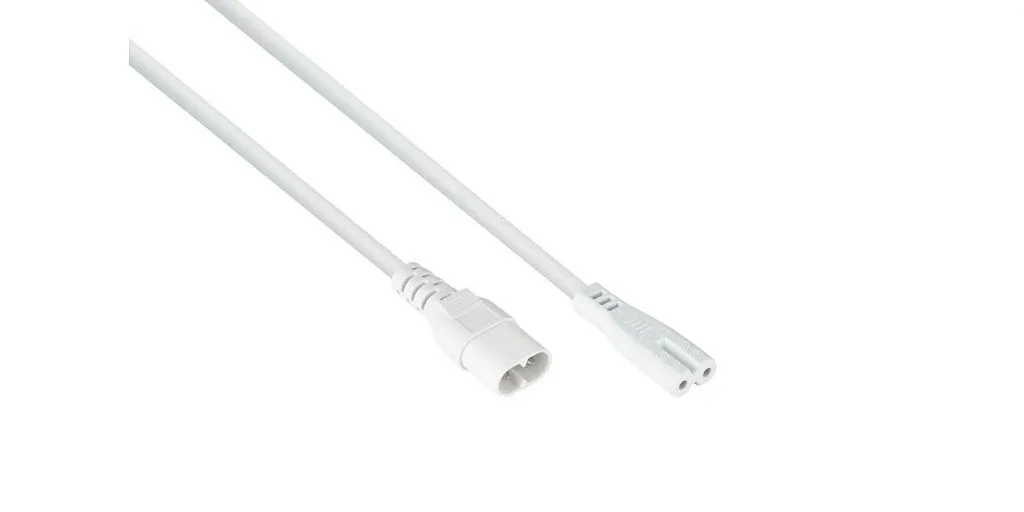 Kabelmeister IEC C8 - IEC C7 Cable 5m Λευκό SK0870-W050 Kabelmeister IEC C8 - IEC C7 Cable 5m Λευκό SK0870-W050 - Image 1